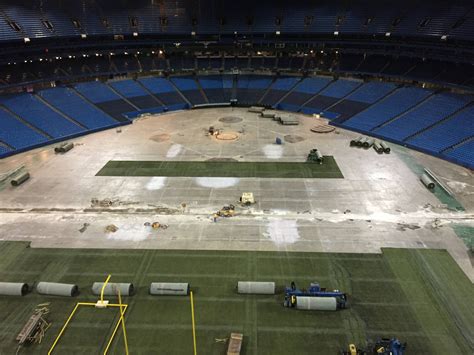 View into Blue Jay's stadium from my hotel room in Toronto last week ...