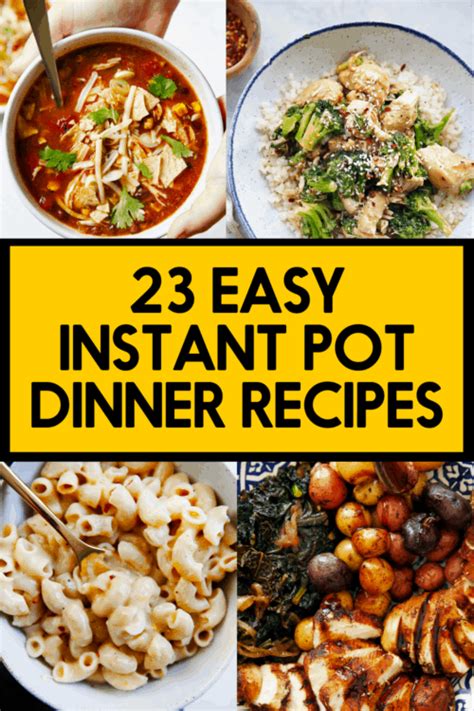 23 Quick Instant Pot Dinner Recipes - Lexi's Clean Kitchen