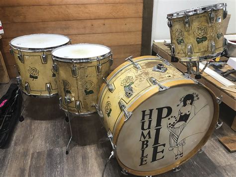 Jerry Shirley’s Humble Pie Ludwig Roses Set - Modern Drummer Magazine