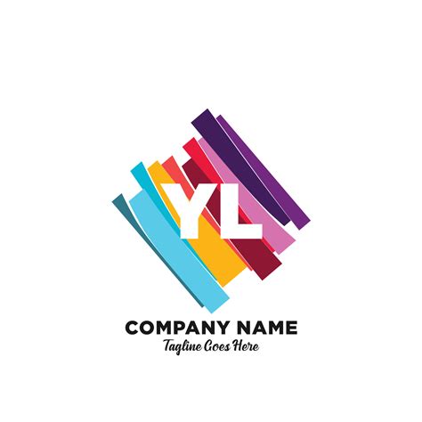 YL initial logo With Colorful template vector. 23517736 Vector Art at ...