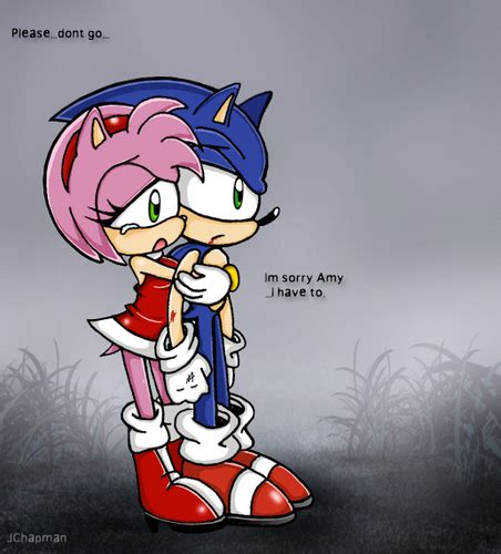 SonAmy images amy:dont go/sonic:i have to im sorry amy wallpaper and ...