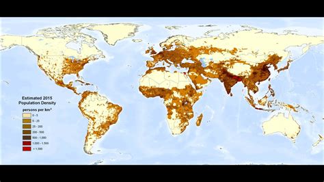 Population Density World Map - Zone Map