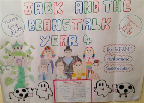 Year 4 Jack and the Beanstalk Posters – Wickersley St Alban's CE Primary