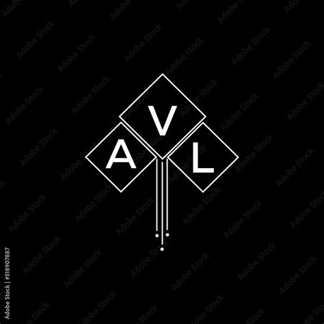 AVL letter logo design with white background in illustrator, AVL vector ...