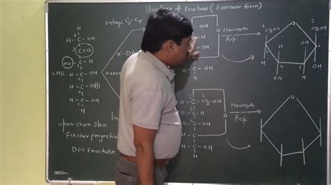 Furanose Cyclic Structure Of Fructose - YouTube