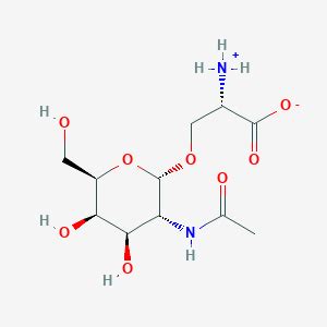 N-Acetylgalactosamine, alpha 1-O-Serine | C11H20N2O8 | CID 40567827 ...