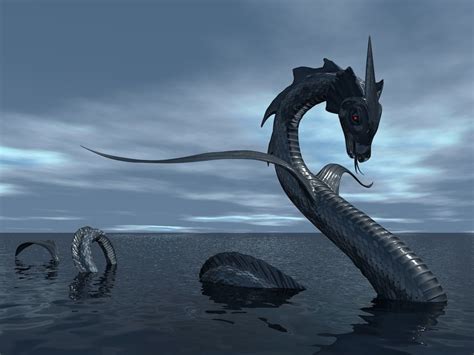 Sea Serpent C4d - 3D Model | Mythical creatures, Sea serpent, Mythological creatures