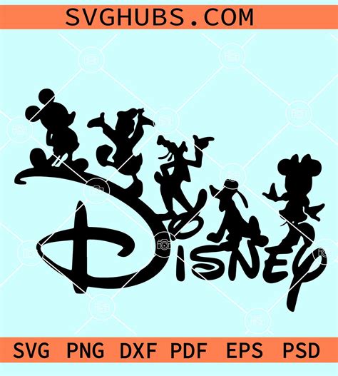 All Mouse Disney SVG, Disney Svg file for cricut, Disney world svg