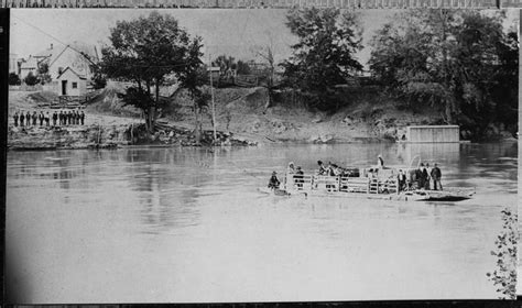 Ferry crossing the Kansas River - Kansas Memory - Kansas Historical Society