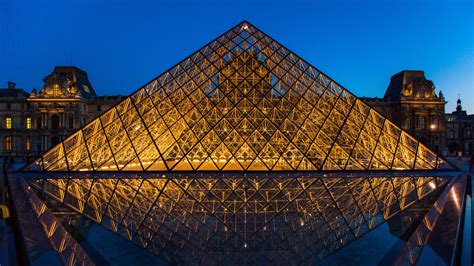 France Paris Seine River Louvre Museum Night View 5K Preview ...