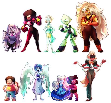 Steven Universe Lineup by Sandette on DeviantArt