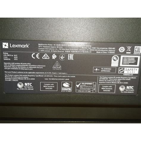 User manual Lexmark MC3224dwe (English - 251 pages)