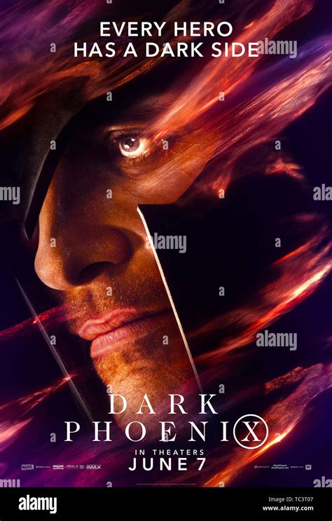 DARK PHOENIX, (aka X-MEN: DARK PHOENIX), US character poster, Michael ...