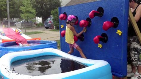 Canadian Dad Builds Homemade 'Wipeout' Obstacle Course for Kids - ABC News