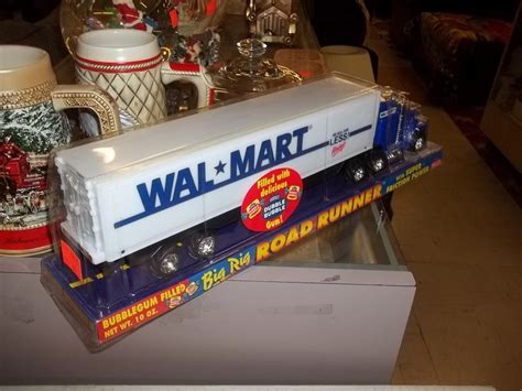 Wal-mart collectible toy semi truck with Double Bubble filled trailer ...