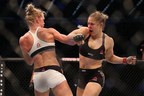 Ronda Rousey vs. Holly Holm - Photos - Ronda Rousey suffers first lost ...