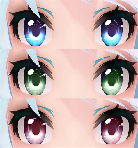 Pretty Eye Texture Pack 2# Download (+More colors) by https://ayanefoxey.deviantart.com on ...