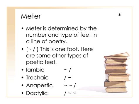 PPT - Scansion, Meter, and Rhyme PowerPoint Presentation, free download - ID:1088875