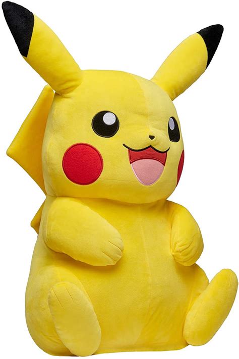 Pokemon Pikachu Giant Plush, 24-inch - Adorable, Ultra-Soft, Life Size ...