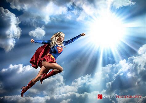 SuperGirl | Supergirl flying shoot. Strobist Info: Alienbee … | Flickr