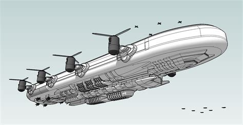 airship carrier by emppyrean on DeviantArt