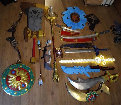 [BotW] all the breath of the wild weapons I have made over the last 2 years : zelda