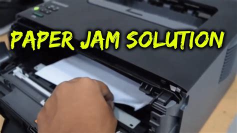 Brother l2300d paper jam solution easy - YouTube