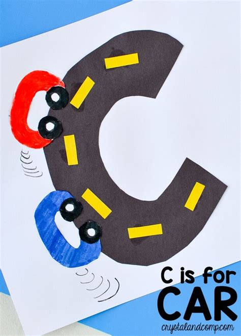 C is for Car Alphabet Craft