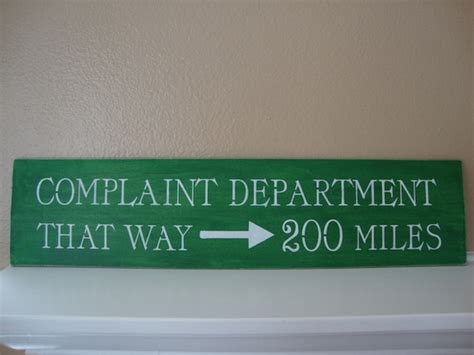 Complaint Department Funny Home Decor Sign by DeannasCraftCottage