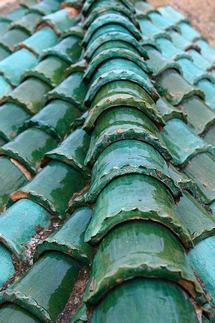 Green Roof tiles of Bou Inania Medersa | Roof tiles, Green roof, Roofing