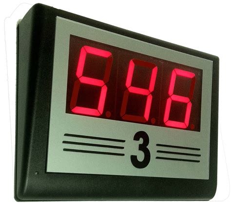 7 Segment LED counter Display - AutoMac Queuing System