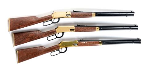 Lot Detail - LOT OF 3: DAISY MODEL 1894 WESTERN CARBINE AIR RIFLES.