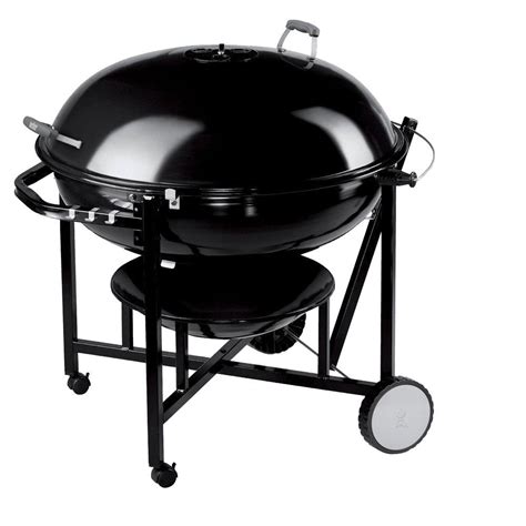 Weber Ranch Kettle Charcoal Grill in Black-60020 - The Home Depot