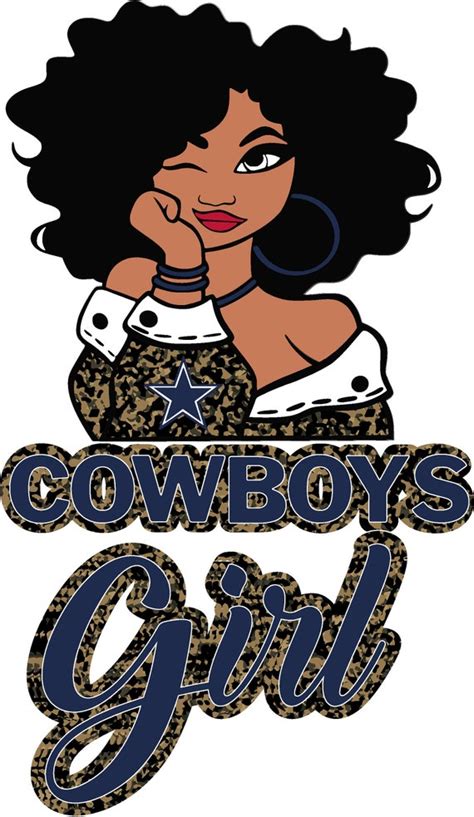 Dallas Cowboys Camo Girl Digital Files | Etsy