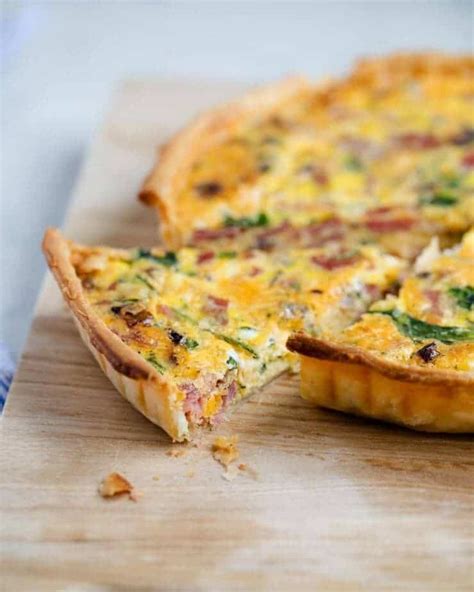 EASY ham and cheese quiche recipe - I Heart Naptime