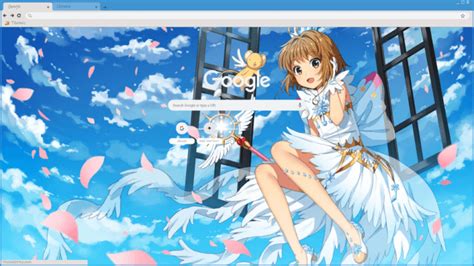 Google Chrome anime theme Magical Girl Chrome Theme - ThemeBeta