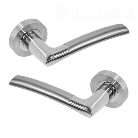 Lorenzo Chrome Internal Door Handles Sets - Dual Polished and Satin Chrome Sets | eBay