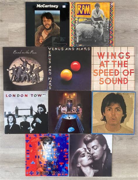 Paul McCartney, Wings - Multiple titles - LP Album - - Catawiki