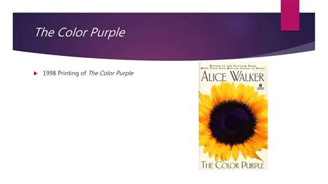 The Color Purple | PPT