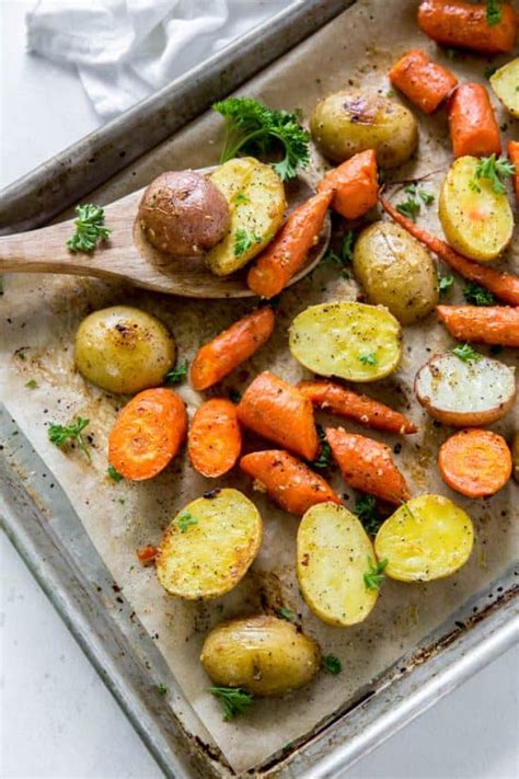 Easy Oven Roasted Potatoes and Carrots - Spoonful of Flavor