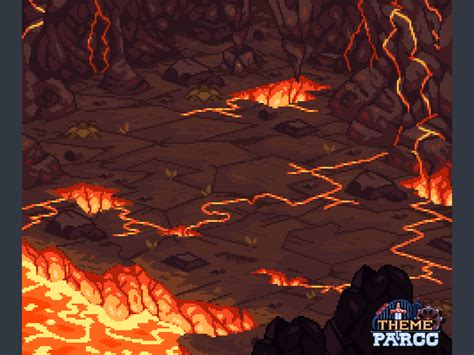 Volcanic Rift | Pixel art, 2d game art, Art google