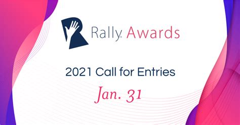 Call for Entries in the 2021 Rally Awards - Rally® Recruitment Marketing