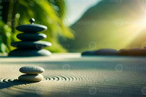 zen garden, zen garden, zen garden, zen garden, zen garden,. AI-Generated 33459324 Stock Photo ...