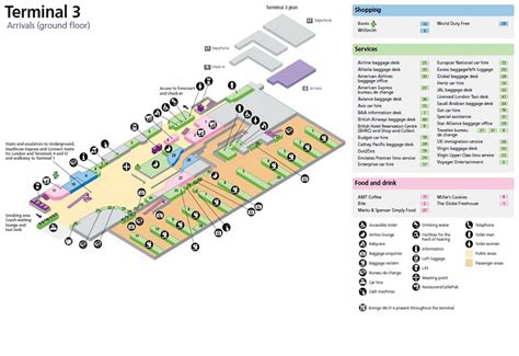 Heathrow International Airport UK Terminal Maps, LHR Information and Airport Guide