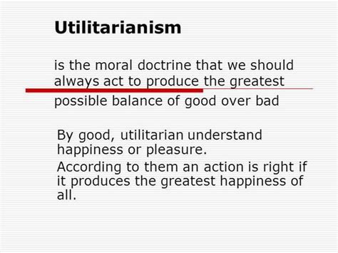 Utilitarianism Examples