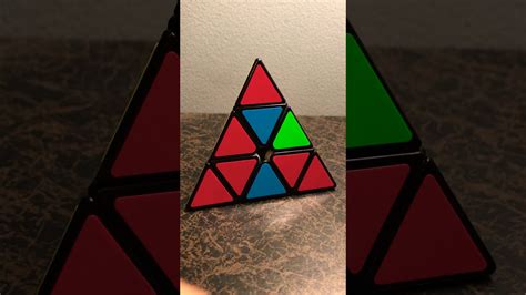 How to Solve a Pyramid Rubik Cube (trick) - YouTube