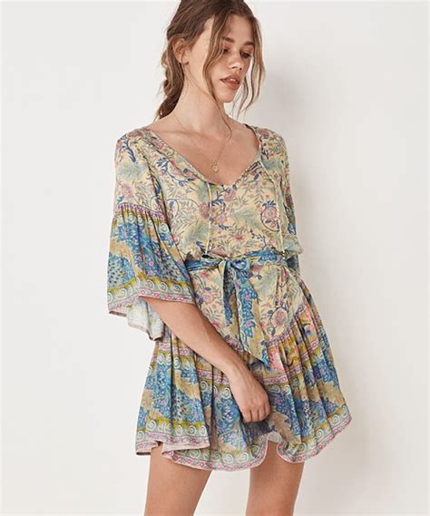 Spell & The Gypsy Oasis Mini Dress Opal 184713A41 - Free Shipping at Largo Drive