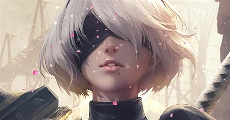 Nier Automata Cherry Blossom Wallpaper Engine