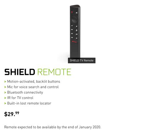 Nvidia's new Shield TV remote is now available for $30 (Update)