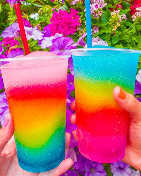 A Fairytale Village in France | Rainbow drinks, Candy drinks, Colorful ...